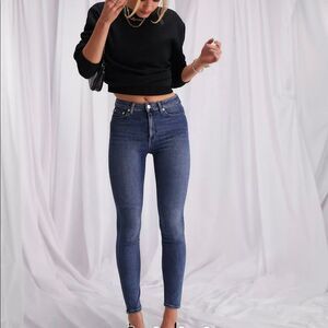 Asos High Rise Skinny Ankle Jeans 25